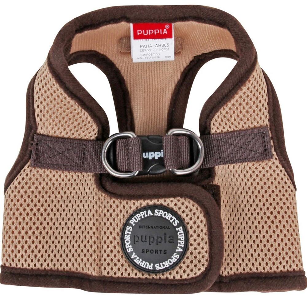 Puppia® Soft Vest Harness [PAHA-AH305] - Beige XS A
